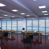Marco aluminio blanco para panel slim 60x60