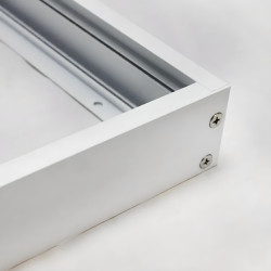 Marco aluminio blanco para panel slim 60x60