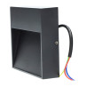 3W Square Wall Surface Outdoor LED Step Light