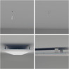 Installation Kit for LED Panels - 4 Units, Surface-Mounted