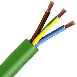 Manguera eléctrica libre de halógenos 3x2,5mm² RZ1-K (AS) 0,6/1 kV 50m