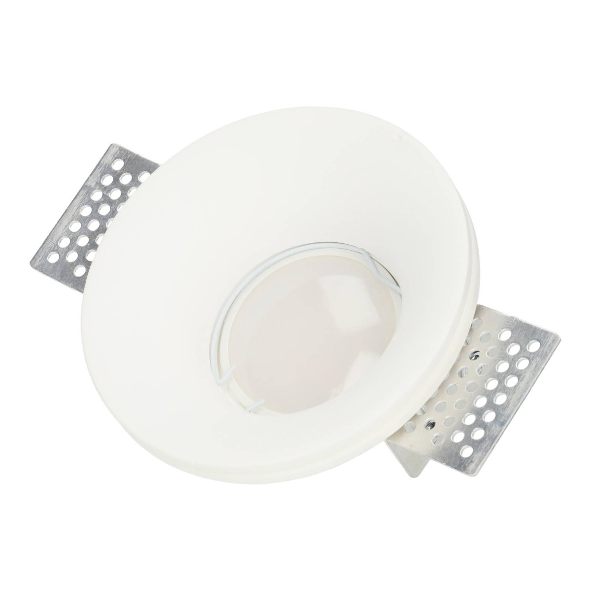 Aro Downlight Integración Escayola/Pladur Ø100mm para Bombilla GU10