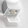 Aro Downlight Integración Escayola/Pladur Ø100mm para Bombilla GU10 enganches