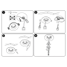 Aro Downlight Integración Escayola/Pladur Ø130mm para Bombilla GU10