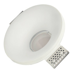Aro Downlight Integración Escayola/Pladur Ø130mm para Bombilla GU10