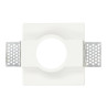 100x100mm plasterboard recessed downlight ring for GU10 bulbs