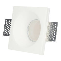 Aro Downlight Integración Escayola/Pladur 100x100mm para Bombilla GU10