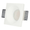 Aro Downlight Integración Escayola/Pladur 100x100mm para Bombilla GU10