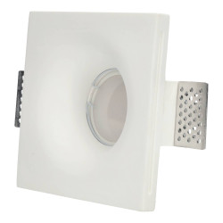 Aro Downlight Integración Escayola/Pladur 120x120mm para Bombilla GU10