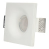Aro Downlight Integración Escayola/Pladur 120x120mm para Bombilla GU10