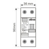 Interruptor diferencial 2P 6kA