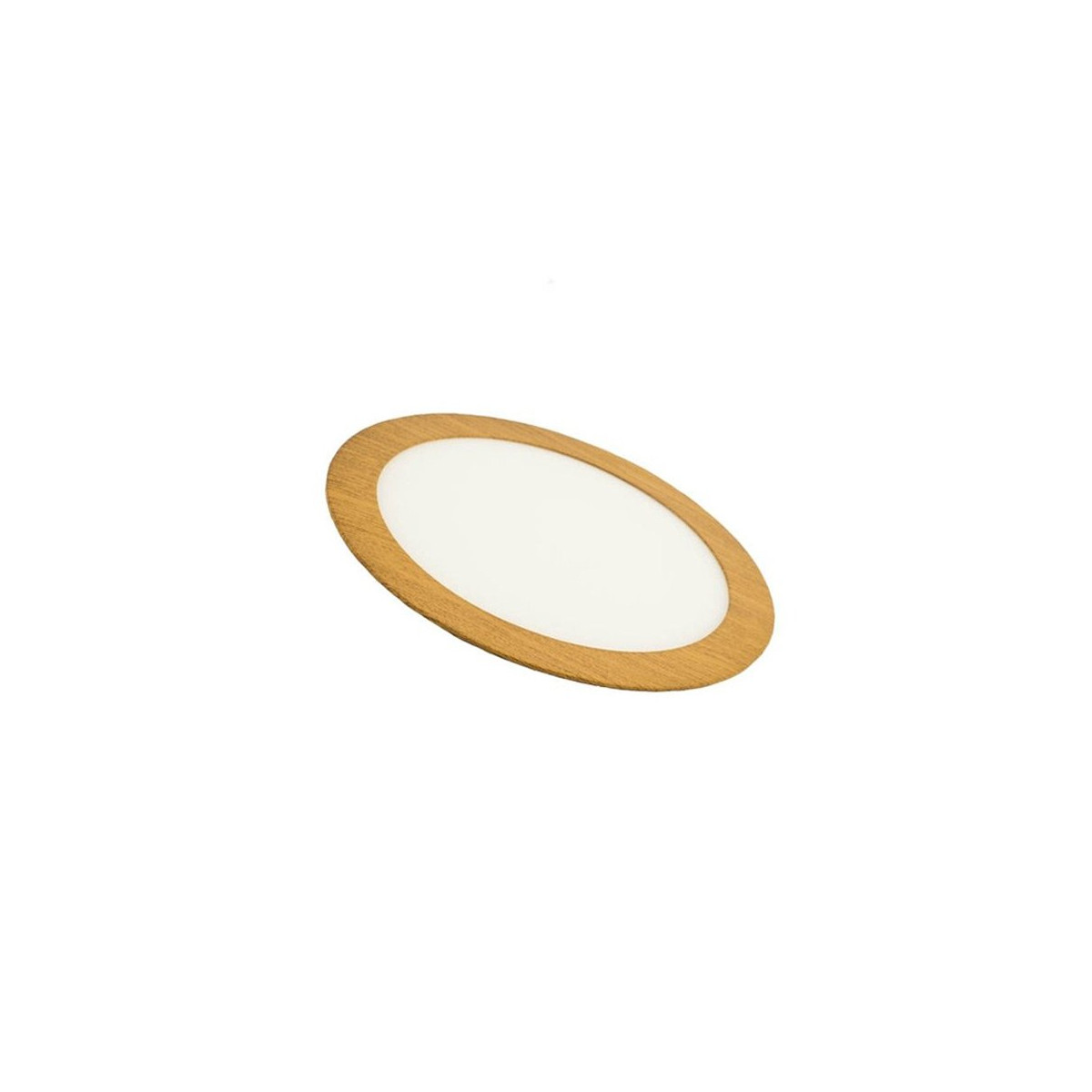 Downlight panel 12W redondo MADERA
