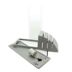 Aplique exterior CURVE E27 IP54 gris