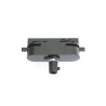 Adaptador de rail monofásico preto