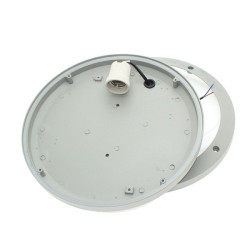 Plafón LED redondo aluminio E27 exterior IP65