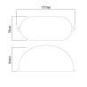 Luz LED 7W efeito de quadro
