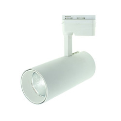 Foco LED branco ajustável 30W para rail 