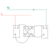 Interruptor simple cruzamiento 10A