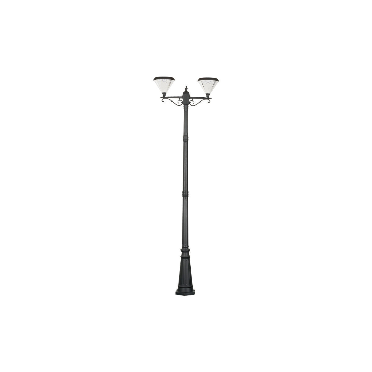 Farola Solar LED Doble 12W 260cm IP65