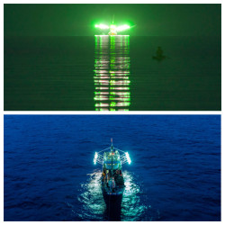 Projector LED de atracção de pesca 1100W