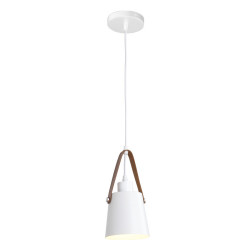E27 leather pendant lamp