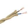 Cable eléctrico cuerda trenzado