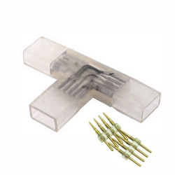 Conector en T tira LED 220V RGB