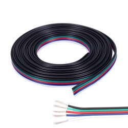 Cable conexión para tiras LED RGBW