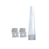 Perfil rectangular aluminio tira led 17,5 x 14,5 x 1000mm