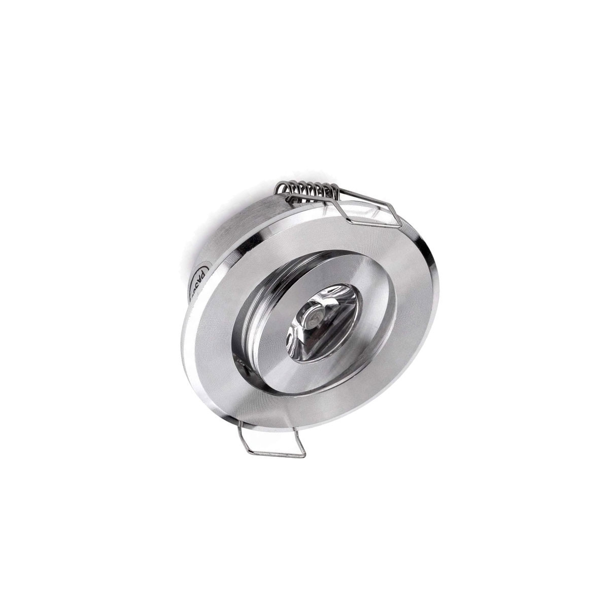 Downlight led mini 3W 12V/24V couleur argent