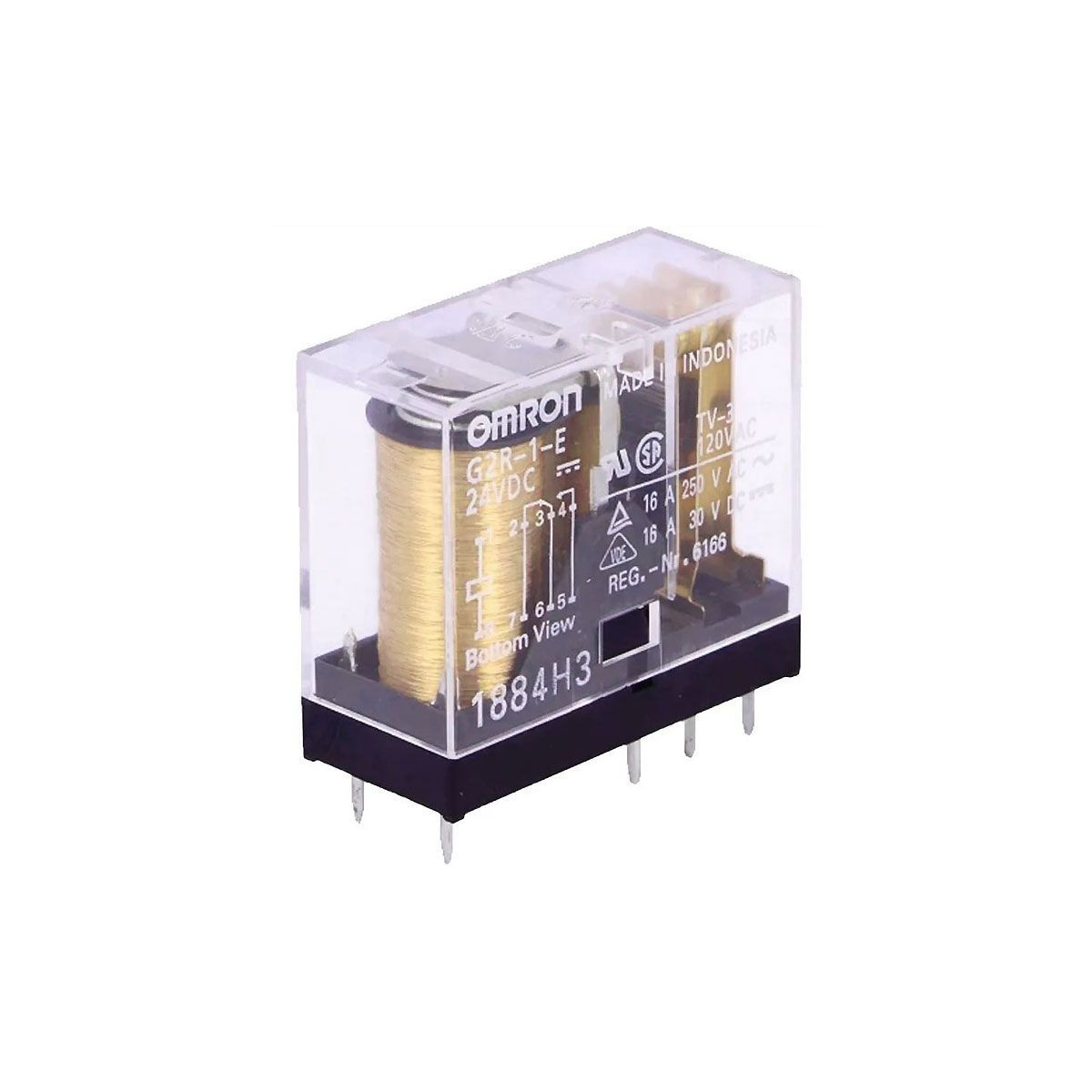 OMRON Relais à usage général 24VDC 16A