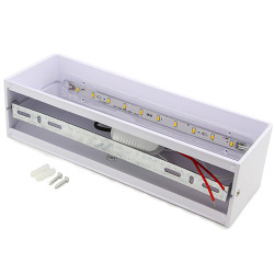 Aplique aluminio LED 7W color blanco