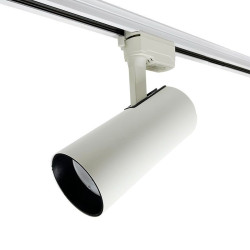 Foco LED branco ajustável 40W para rail
