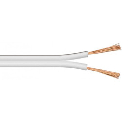 Cable paralelo blanco 2x0,5mm