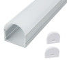 Profile for LED Strips - Rectangular, Aluminium, 20 x 21 x 1000mm
