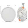 Downlight - Round 20W Panel. Adjustable