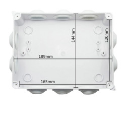 Caja estanca 200x155x80mm IP65