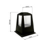 Balise murale E27 IP54 Noir