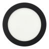 Downlight - BLACK Round 12W Panel