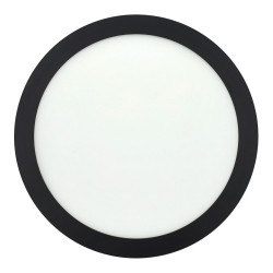 Downlight - Round 24W Panel BLACK