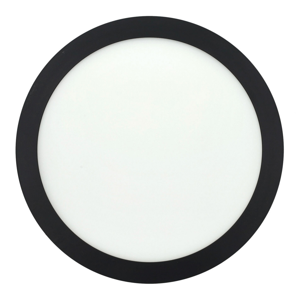 Downlight panel 24W redondo NEGRO