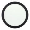 Panneau LED 24W rond NOIR