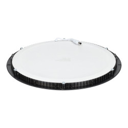 Downlight panel 24W redondo NEGRO