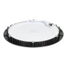 Downlight panel 12W redondo NEGRO