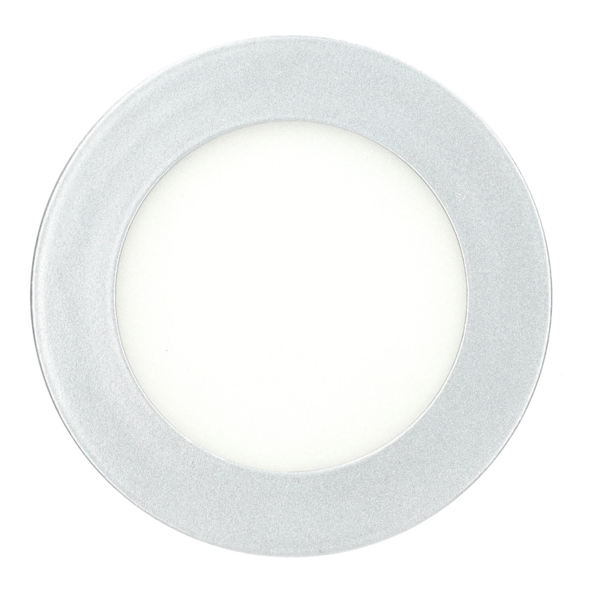 Downlight panel 6W redondo PLATA