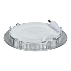 Downlight panel 18W redondo PLATA