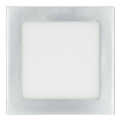 Downlight - SILVER Square 12W Panel
