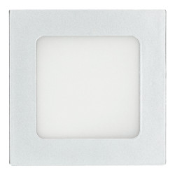 Panneau lumineux 6W carré ARGENT