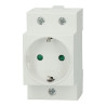 Base enchufe schuko 16A para cuadro eléctrico
