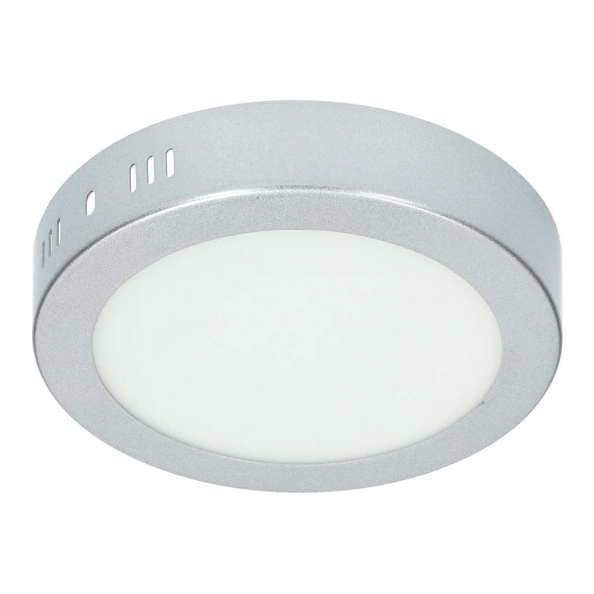 Lâmpada de teto LED 12W prata